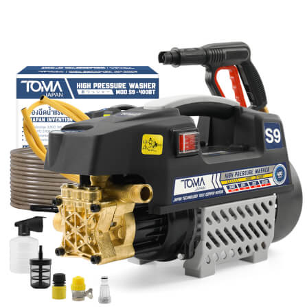 เครื่องฉีดน้ำแรงดันสูง TOMA JAPAN รุ่น S9-400BT 400 บาร์ 3800 วัตต์_9